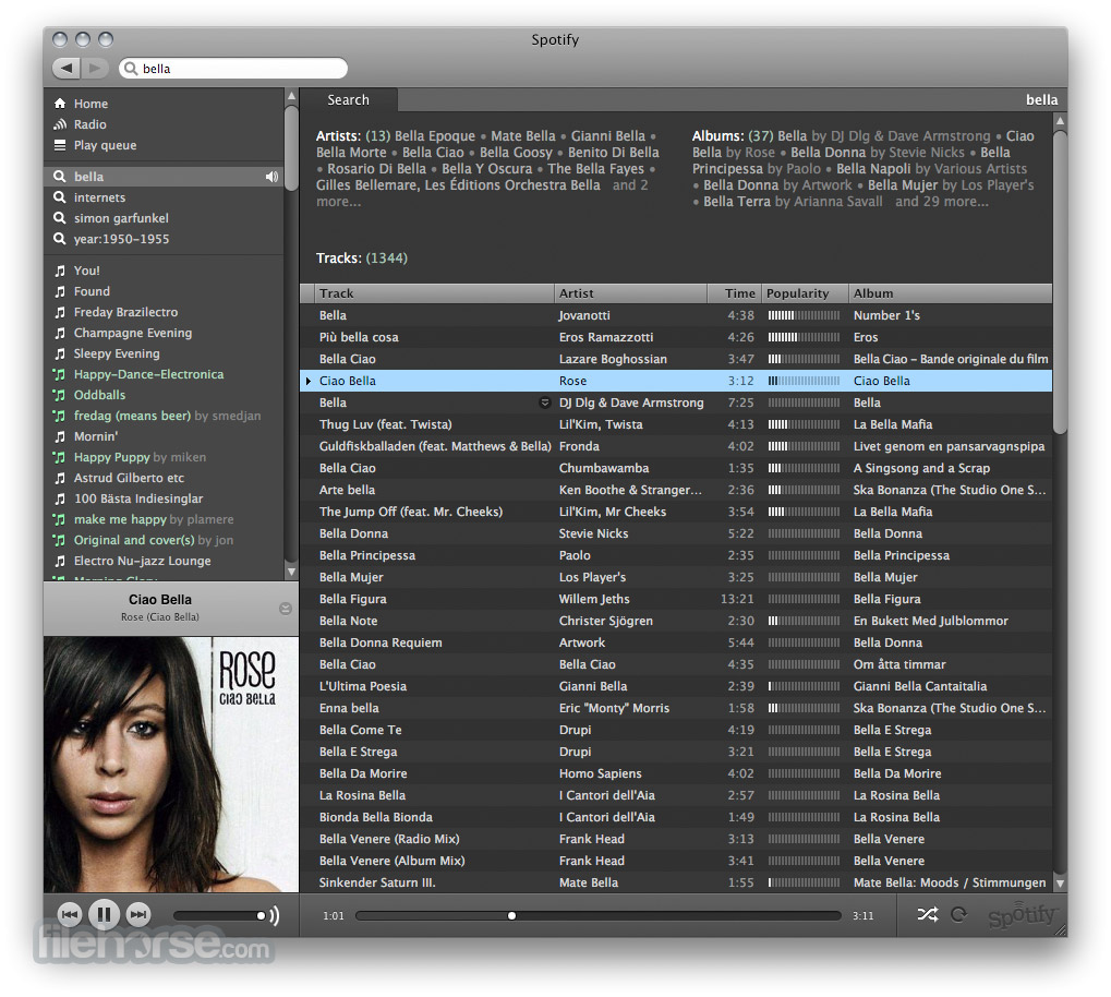 spotify download for older mac